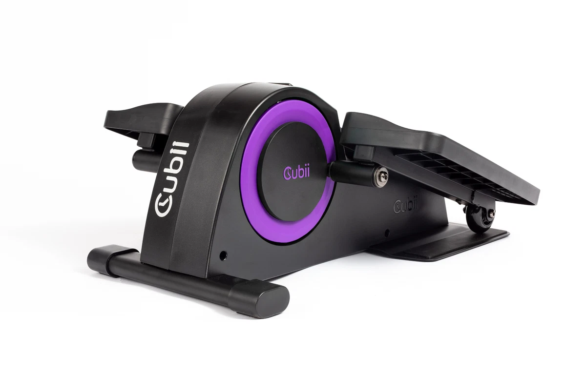 Cubii JR2 Compact Seated, Under Desk Elliptical, Purple, Refurbished