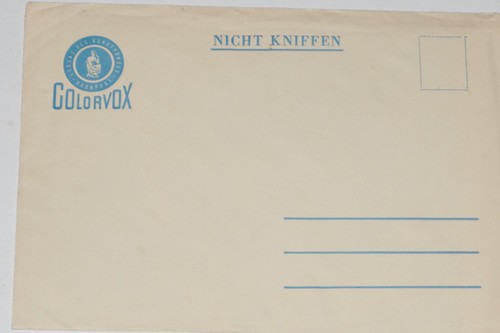 COLORVOX - TONBILDKARTE - SCHALLFOLIE - BLUMEN MÄDI / PAUL SCHRÖDER 7" 1/108-612 - Picture 2 of 2