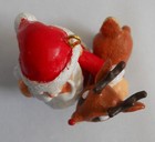 RUDOLPH & SANTA CLAUS Red-nosed Reindeer Buck Ornament Island of Misfit Toys — photo 3