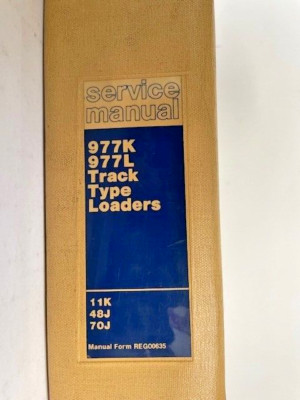 CATERPILLAR SERVICE MANUAL FULL HARD COVER BINDER  ORIGINAL FROM FACTORY DEALER