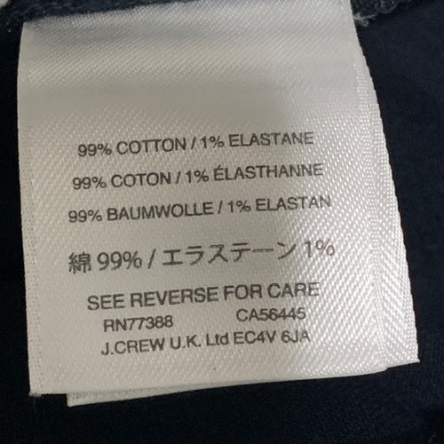 J. Crew Pants Mens Size 34x32 Blue Khaki Stretch Denim Casual Comfort - Picture 9 of 12