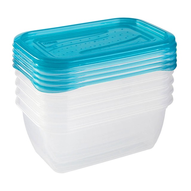 keeeper Frischhaltedose /"fredo fresh/" 4,3 Liter eckig blau transparent