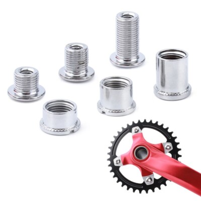 5x Kettenblattmuttern Fahrrad Kettenblattschrauben Singlespeed MTB 1-bis 3-fach