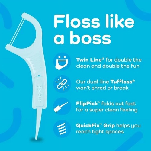 PLACKERS Hilo Dental Doble Línea Hilo Dental Fresco Como Nuevo Paquete 150 Unidades Bolsa Resellable - Imagen 4 de 6
