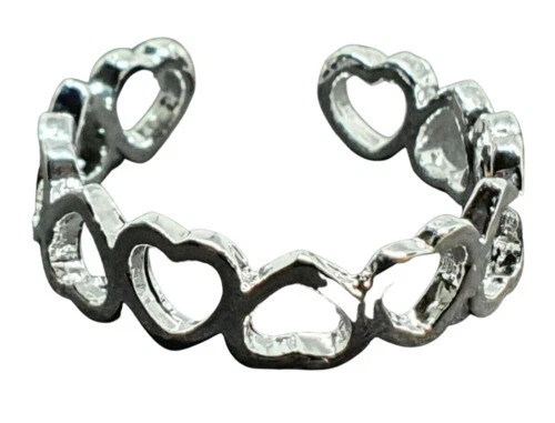 Versilberte Modeschmuck-Zehenring