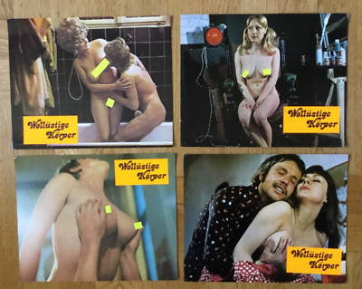 Wollüstige Körper (8 Kinofotos '70) - Natalie Nesle / Peter Doren / sexy