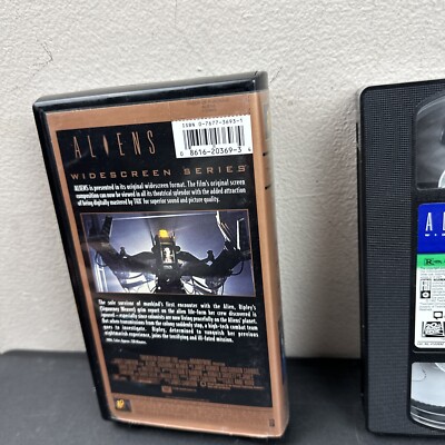 Aliens VHS 1986 Sci-Fi Horror Classic Widescreen Series 1997 THX