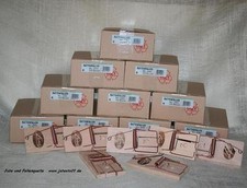 100 x Rattenfallen Rattenfalle aus Buchenholz mit Wippe