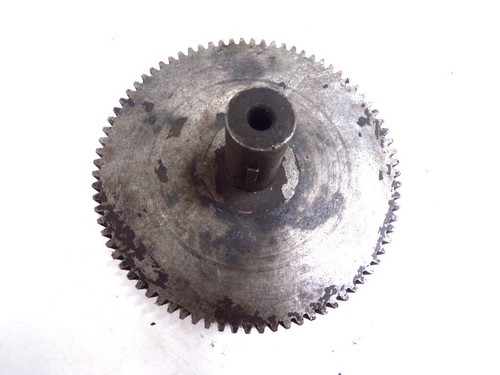 UNKNOWN BRAND, LATHE CHANGE GEAR, 80T, 4-9/16" OD, 1/4" BORE, 1/4X1/8" KW