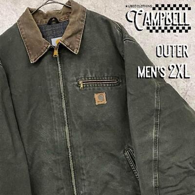 2Xl Mexico 90S Carhartt Detroit Jacket Moss Green No.ch852 2Xl Mexico 90S Carhartt Detroit Jacket Moss Green No.ch852