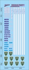 Polizei, NYPD Police (30) 1/87 Naßschiebebild Decal 72x25mm INTERDECAL