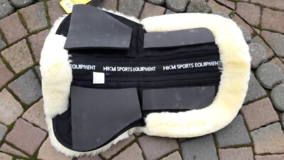4 Stück HKM Memory Foam Einlagen passend zum HKM Lammfell Korrekturpad
