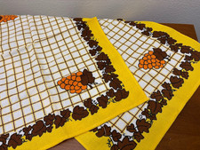 vintage 70s  RETRO 70S KITCHEN TOWEL SET NEW ...