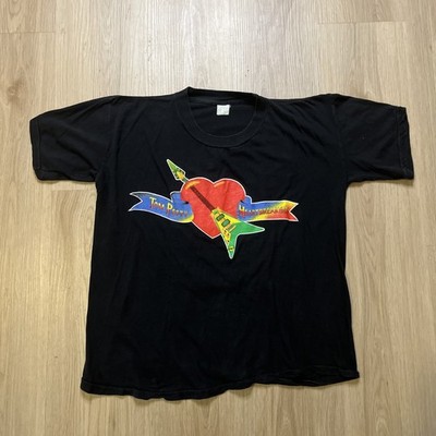 Vintage Tom Petty & The Heartbreakers Shirt M/L True Confessions 80s Heart Logo