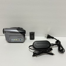 Samsung SC-D372 MiniDv Digital Video Camcorder Gray Silver - Tested Works