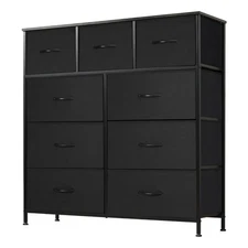 DUMOS Dresser for Bedroom Storage Organizer with 9 Drawers Chest of Drawers w...