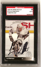 Luc Robitaille 1993-94 Upper Deck SP #73 SIGNED Hockey SGC Auth Autograph HOF