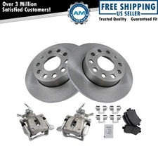 Rear Brake Pad & Rotor Kit Ceramic Fits 2005-2010 Volkswagen Jetta 2008 Rabbit