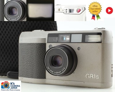 Video [Near MINT] Ricoh GR1s Silver Point & Shoot 35mm Film Camera  From JAPAN