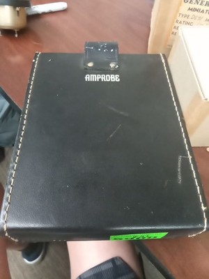 Amprobe Bag Black Leather Case Multimeter Testing Electronic Tool