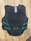Airowear Equestrian Safety Vest Size Y5 Short Black And Turquoise — photo 4