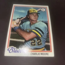 1978 Topps - Charlie Moore #51 Milwaukee Brewers