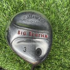 Callaway Big Bertha 3 Wood 15° RCH 75w Graphite Shaft Regular Flex RH