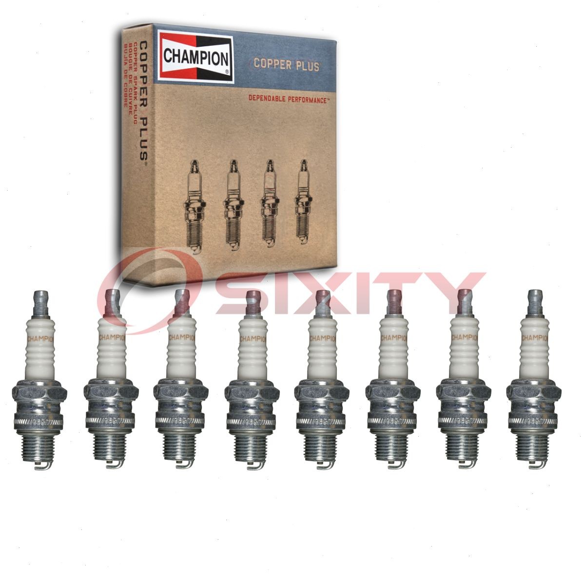 8 pc Champion Copper Plus 830 Spark Plugs for W24FSR W22FSR W20FSR W16FSR bz