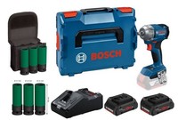 Bosch Gds 18V-350 Akku-Drehschlagschrauber 06019M5022 In L-BOXX 2X 4Ah Procore
