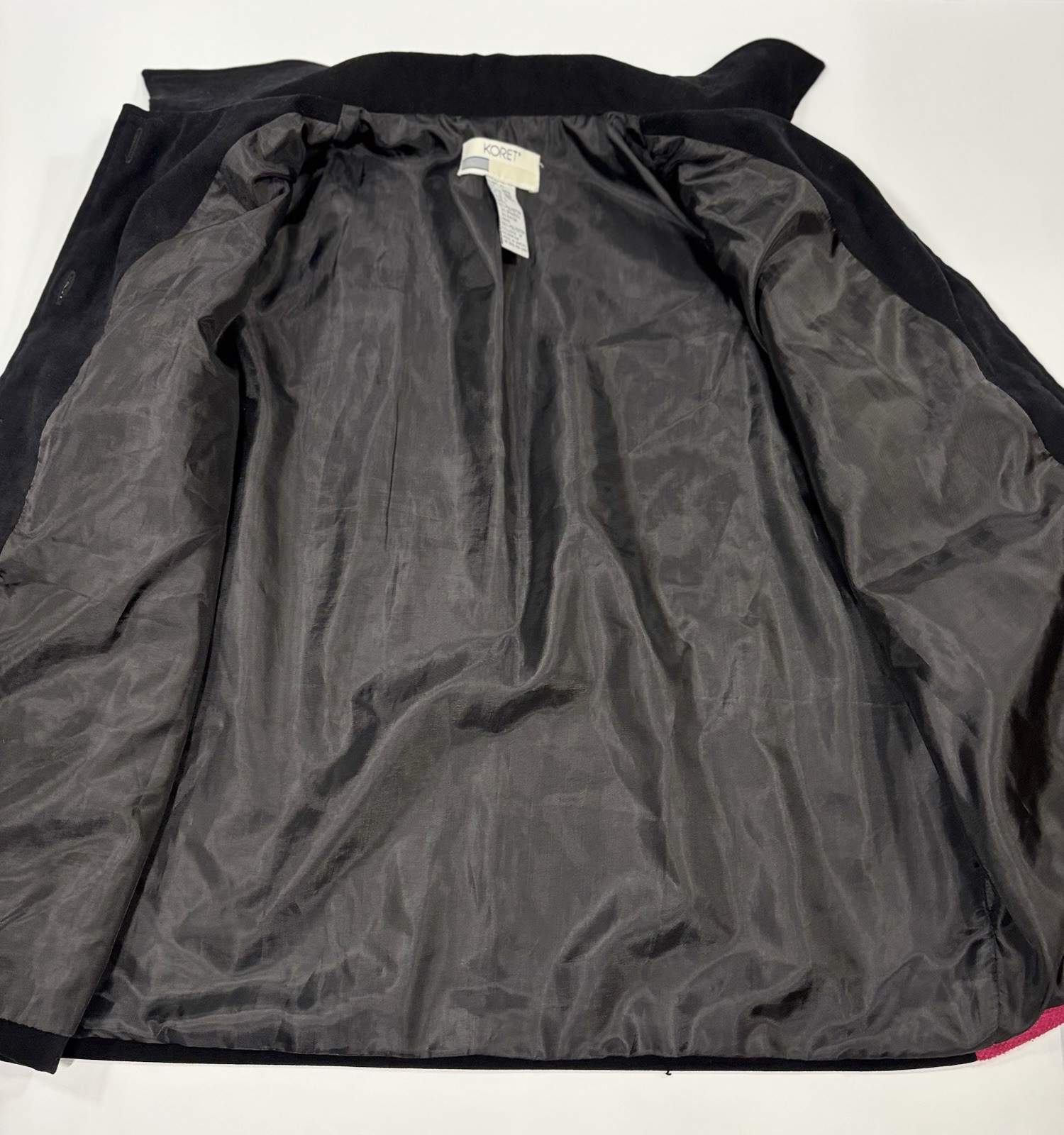 Koret Patchwork Jacket Women’s Large Black Floral… - image 10