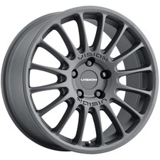 Vision 477 Monaco 15x7 5x4.5 15mm Satin Black Wheel Rim 15 Inch