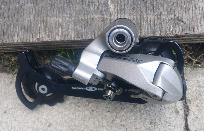 Shimano Deore LX M580 Rear Mech Rapid Rise 'REVERSE' RD-M580 SGS *SERVICED* VGC
