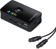 Homespot Bluetooth 5.3 Transmitter Adapter for TV Audio Optical Aptx Low Latency