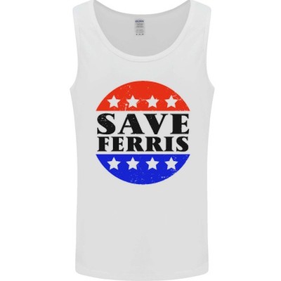 Save Ferris Lustig 80s Film Herren Tanktop