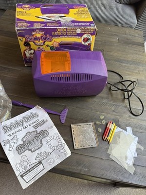 Vintage Incredible Shrinky Dinks Maker Spin Masters Toys w/ Patterns and Box