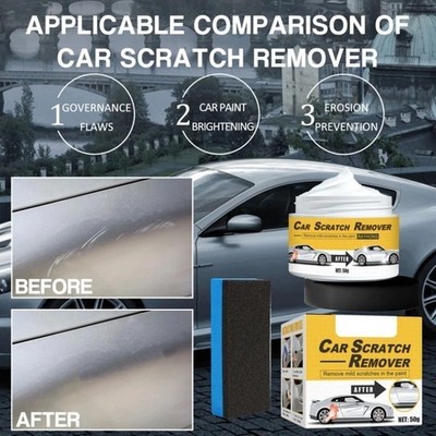 2 Packs Polishing Compound & Scratch Remover with Sponge, Car Scratch Remover-#_