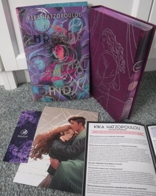 BN Fairyloot Excl 1st Ed 'Threads that Bind' Kika Hatzopoulou, Signed, Sprayed
