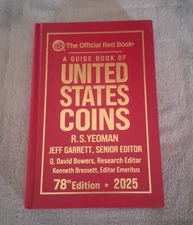 2025 Official Red Book Guide Of United States Coins 78th Edition Hardcover