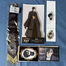 Black Butler Chara Fuku Kuji Sebastian Set Acrylic Stand, Keychain, etc. G55523
