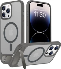 Temdan Magnetic Compatible with iPhone 14 Pro Max Case, Built-in Invisible Ki...