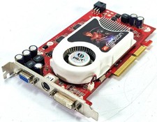 Palit ATI Radeon X800 GTO AGP 8x Graphics Card DVI-I S-Video VGA 256MB GDDR3
