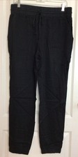 logo by lori goldstein Black cotton modal Pull On jogger pants W Pockets 10