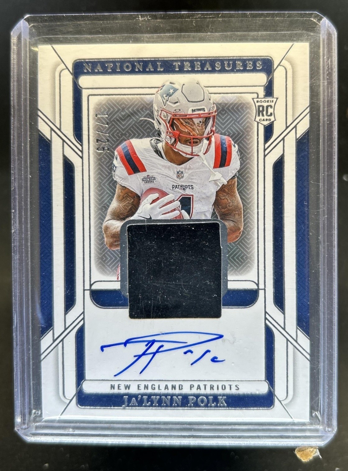 Ja'Lynn Polk Panini National Treasures Rookie Gloves Signatures #JLP Base