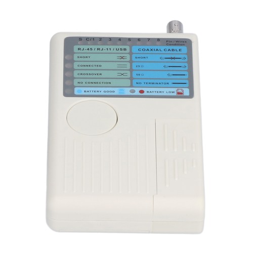 Netzwerkkabeltester 4-in-1 Al-Koaxialkabeltester Für RJ45 BNC RJ11 USB❀ - Bild 6 von 24