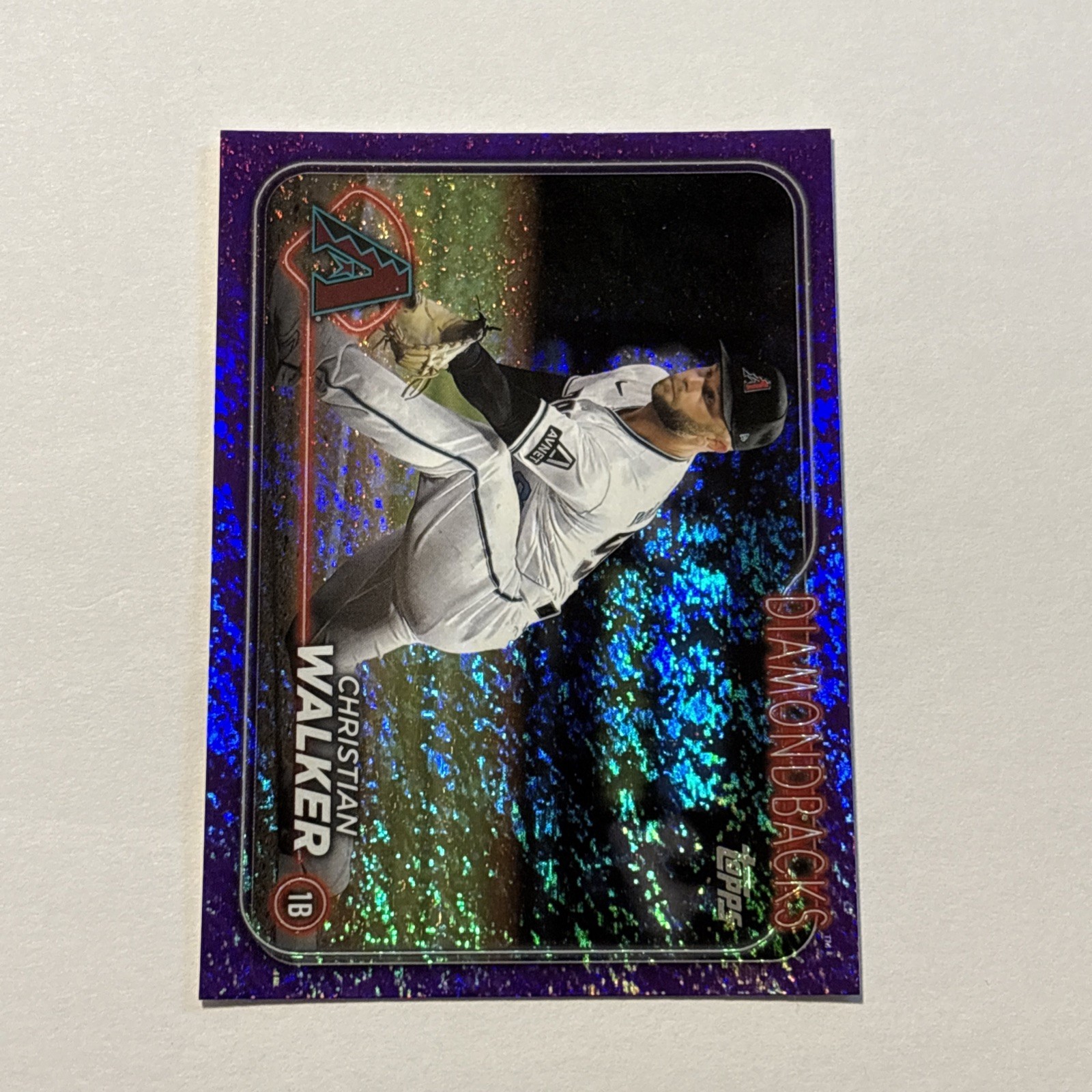 Christian Walker 2024 Topps Purple Foil Parallel #63 Diamondbacks /799