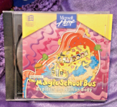 Microsoft The Magic School Bus Explores the Human Body CD-ROM 1994