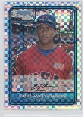 2006 Bowman Draft Chrome Futures Game X-Fractor 19/299 Eric Patterson #FG15 0b2