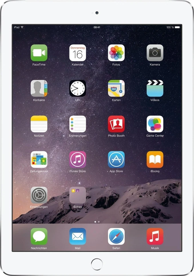 Apple iPad Air 2, 9,7" mit WiFi + Cellular, 16 GB, 2014, Silber "sehr gut"