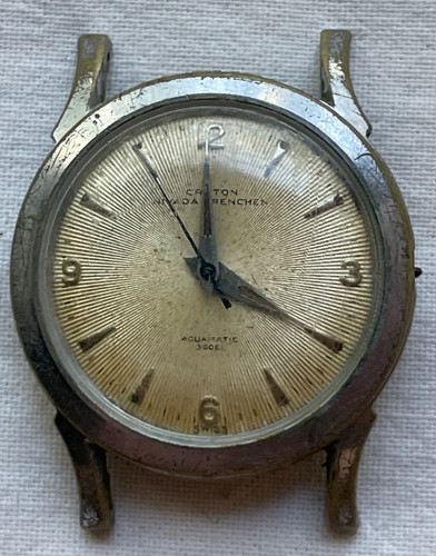 Croton Nivada Grenchen E3SE C2347 ETA vintage mens watch TRY TO RUN, lot1508