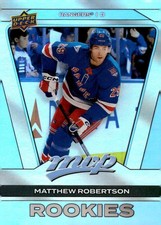 Matthew Robertson RC 2025-26 UD MVP Silver Collection #261 ROOKIE Rang ID:163375